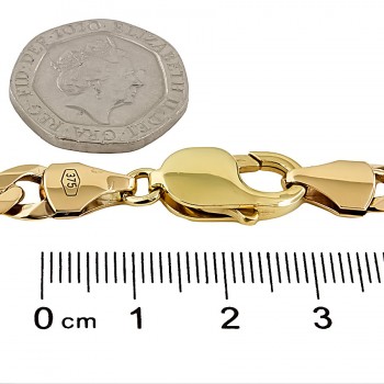 9ct gold 48.1g 21 inch curb Chain